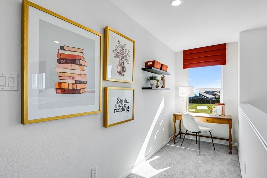 Representative furnished interior of a home built from the Round Rock by Taylor Morrison in River Ridge, Crandall (Image 17). Representative furnished interior of a home built from the Round Rock by Taylor Morrison in River Ridge, Crandall (Image 17).