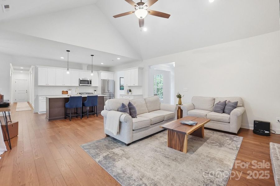 Furnished interior view inside a new home in , Charlotte (Image 10). Furnished interior view inside a new home in , Charlotte (Image 10).