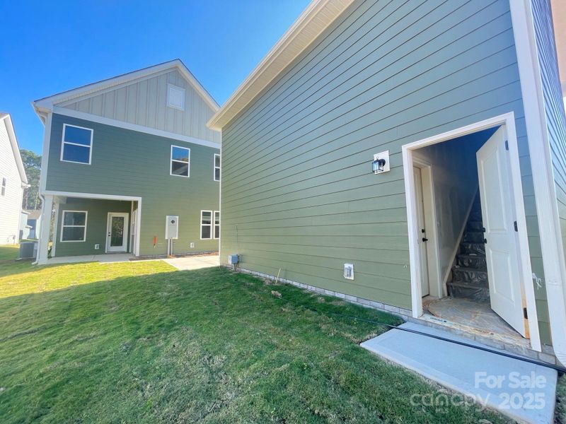 Exterior details and patio area of a home in Arbor Village, Matthews (Image 18). Exterior details and patio area of a home in Arbor Village, Matthews (Image 18).
