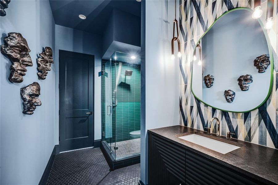 Furnished interior view inside a new home in , Southlake (Image 24).