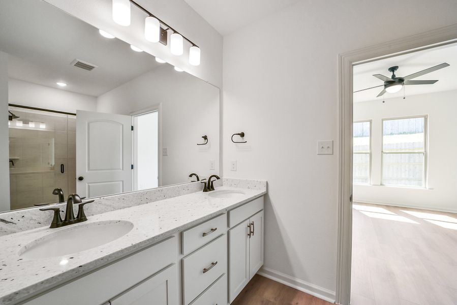 Furnished interior view inside a new home in Mostyn Springs, Magnolia (Image 15).