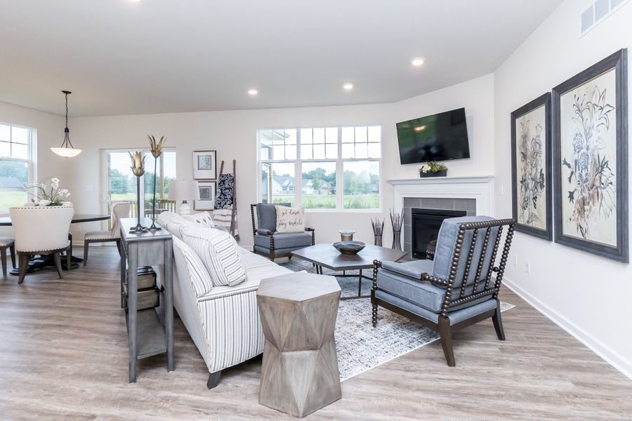 Furnished interior view inside a new home in Mystic Ridge, Whitmore Lake (Image 15).
