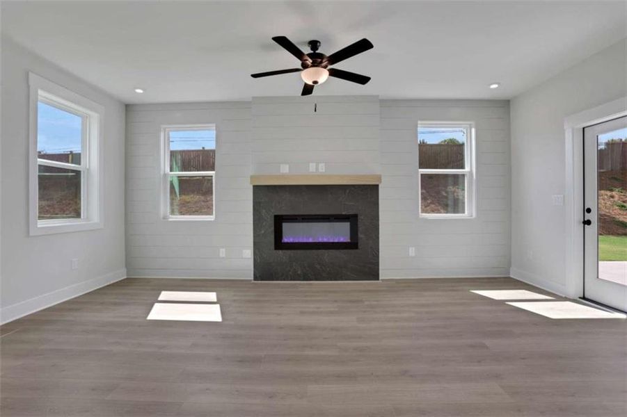 Spacious, unfurnished interior of a new home in The Paddocks at Doc Hughes, Buford (Image 20). Spacious, unfurnished interior of a new home in The Paddocks at Doc Hughes, Buford (Image 20).