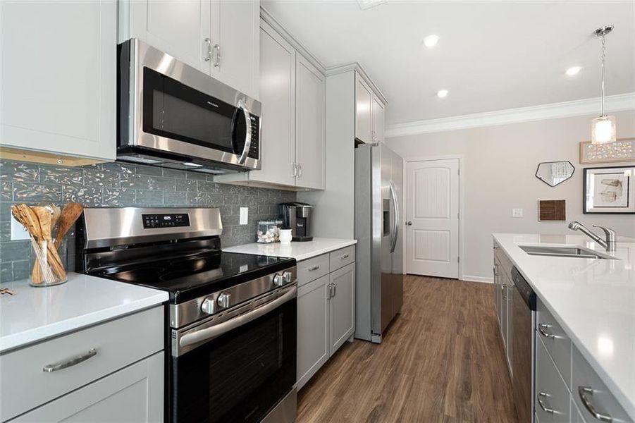 Furnished interior view inside a new home in Evergreen at Lakeside, Temple (Image 12).