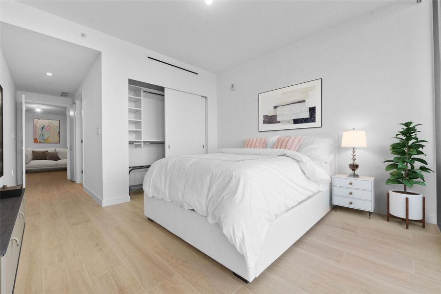 with Custom Barn Door Upgrade