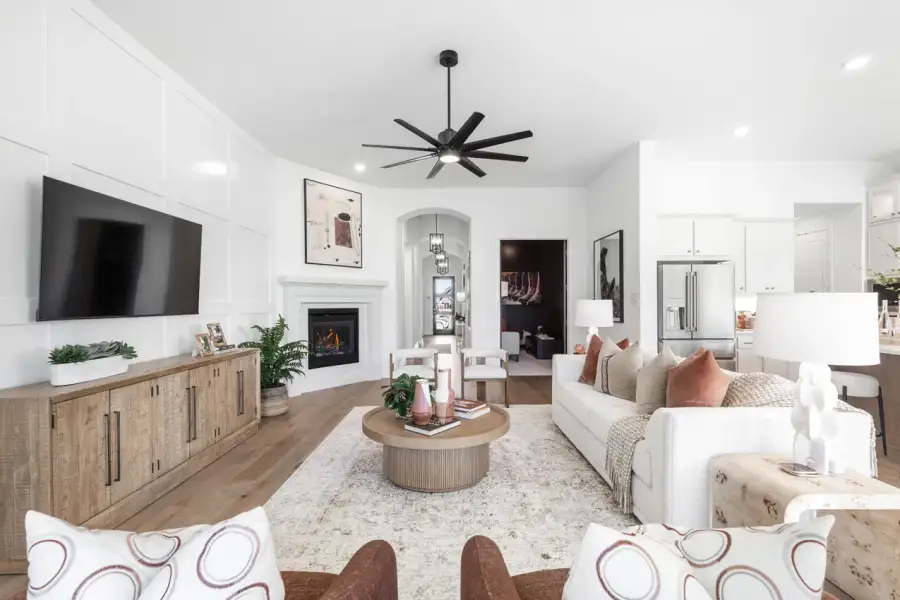 Representative Family Room - some options shown