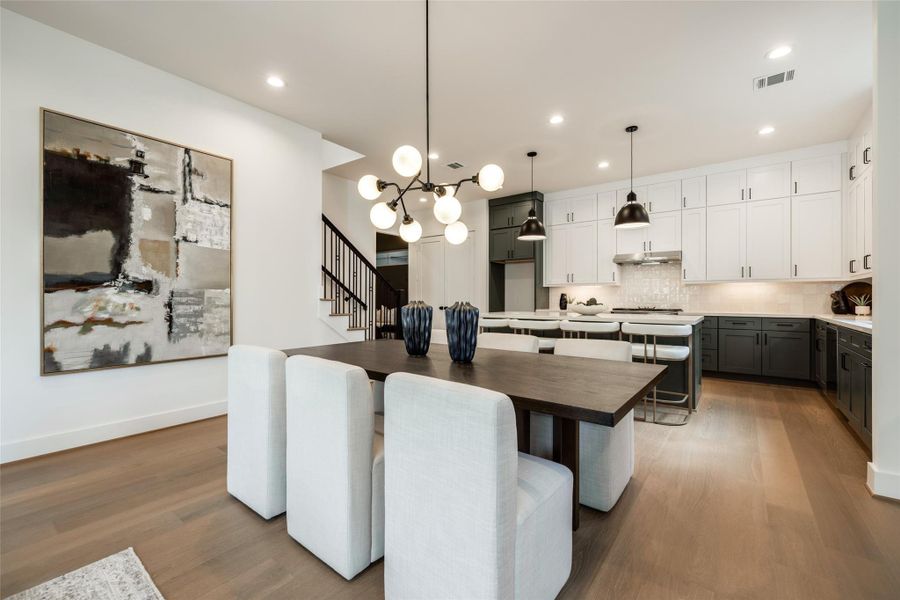 Furnished interior view inside a new home in , Houston (Image 40).