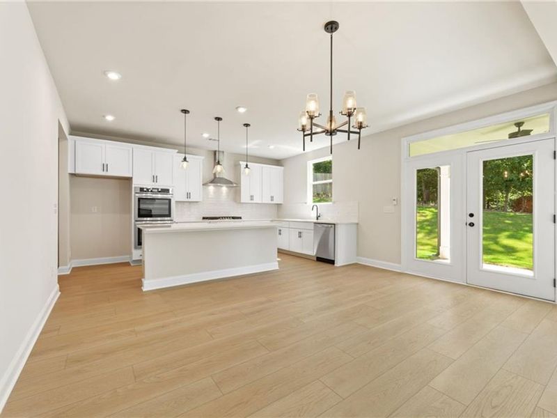 Spacious, unfurnished interior of a new home in Melody Lakeside Estates, Buford (Image 13).