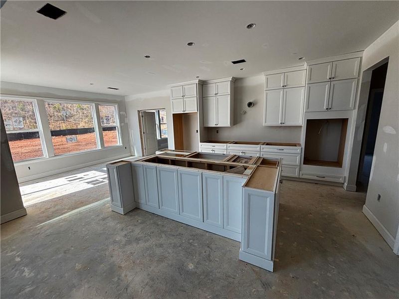 In-progress construction of a new home in Hidden Fields, Hoschton, GA (Image 6).