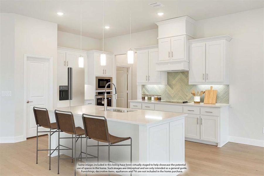 Furnished interior view inside a new home in North Grove, Waxahachie (Image 13).