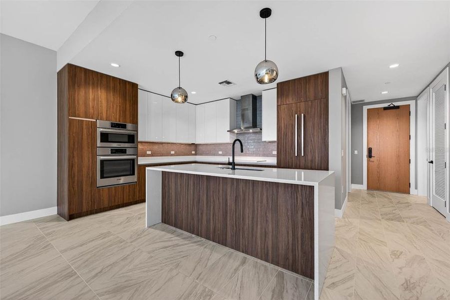 Furnished interior view inside a new home in , St. Petersburg (Image 7).