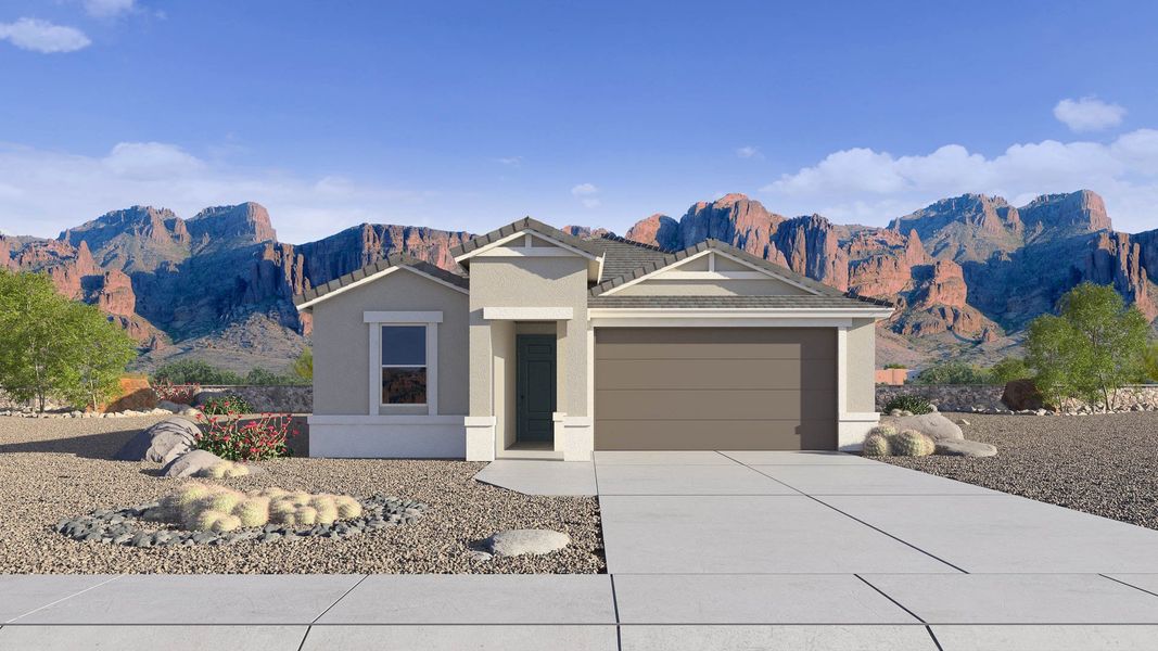Representative exterior photo of a completed home built from the Easton by D.R. Horton in Upper Canyon, Phoenix, AZ (Image 22).