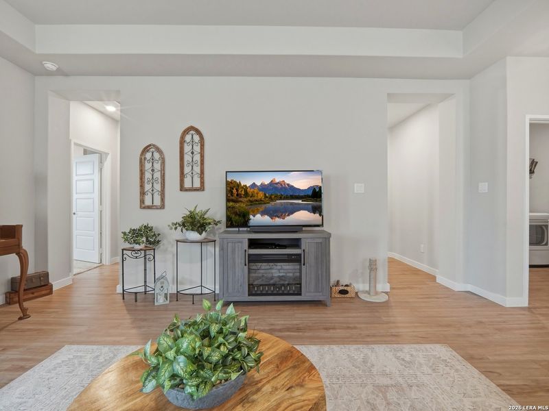 Furnished interior view inside a new home in Hunter's Ranch, San Antonio (Image 5).