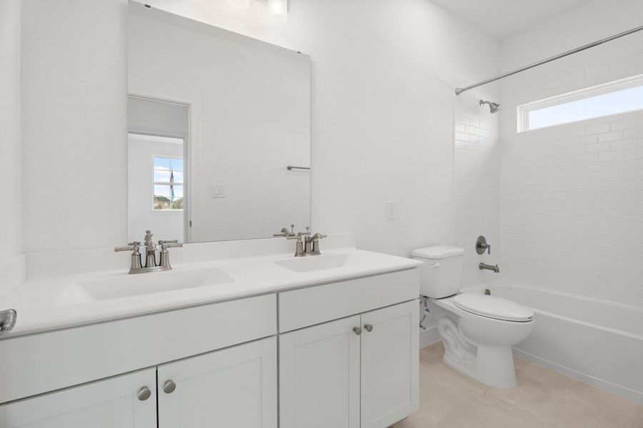 Furnished interior view inside a new home in Westland Ranch - 70' Homesites, League City (Image 7).