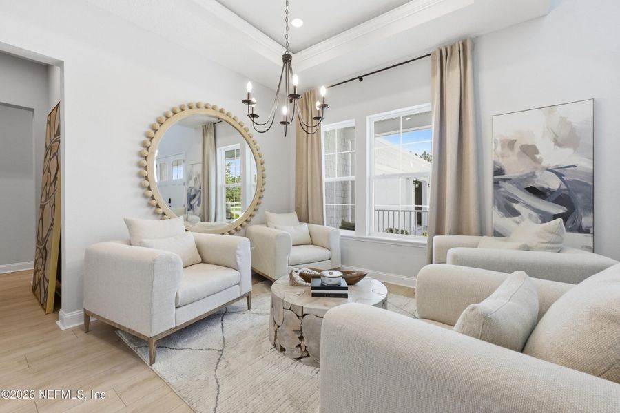 Furnished interior view inside a new home in , Ponte Vedra (Image 17).