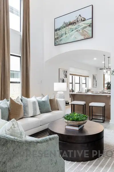 Furnished interior view inside a new home in Brookewater, Rosenberg (Image 3).