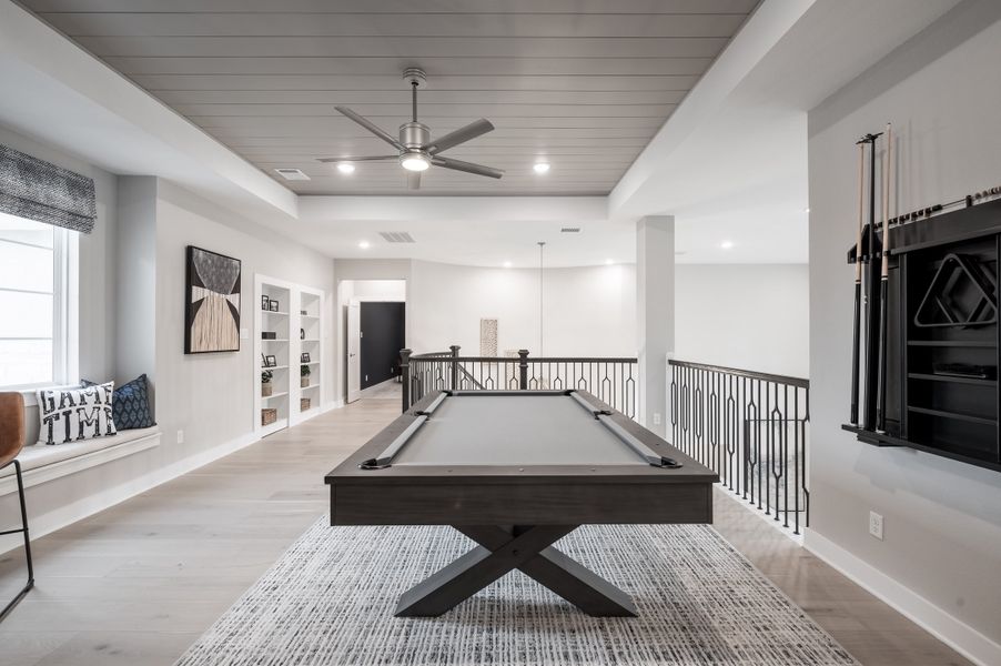 Representative furnished interior of a home built from the Snyder by Tri Pointe Homes in Harvest Green, Richmond (Image 58).