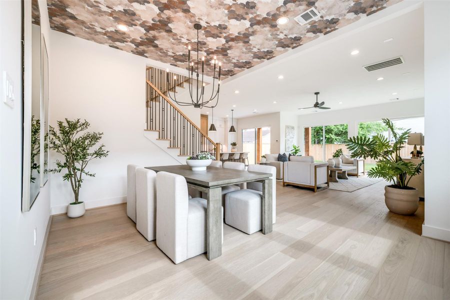 Furnished interior view inside a new home in , Houston (Image 6).