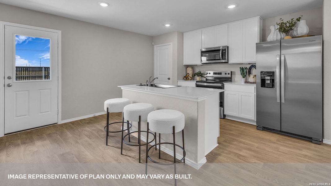 Furnished interior view inside a new home in Swenson Heights, Seguin (Image 17).
