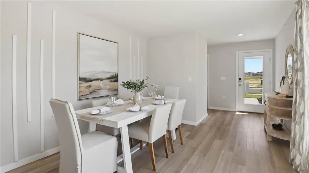 Furnished interior view inside a new home in Sandal Key, Weeki Wachee (Image 5).