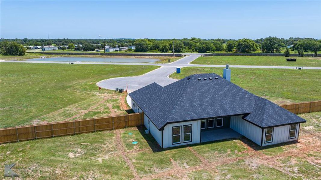 View of subject property featuring a nearby body of water