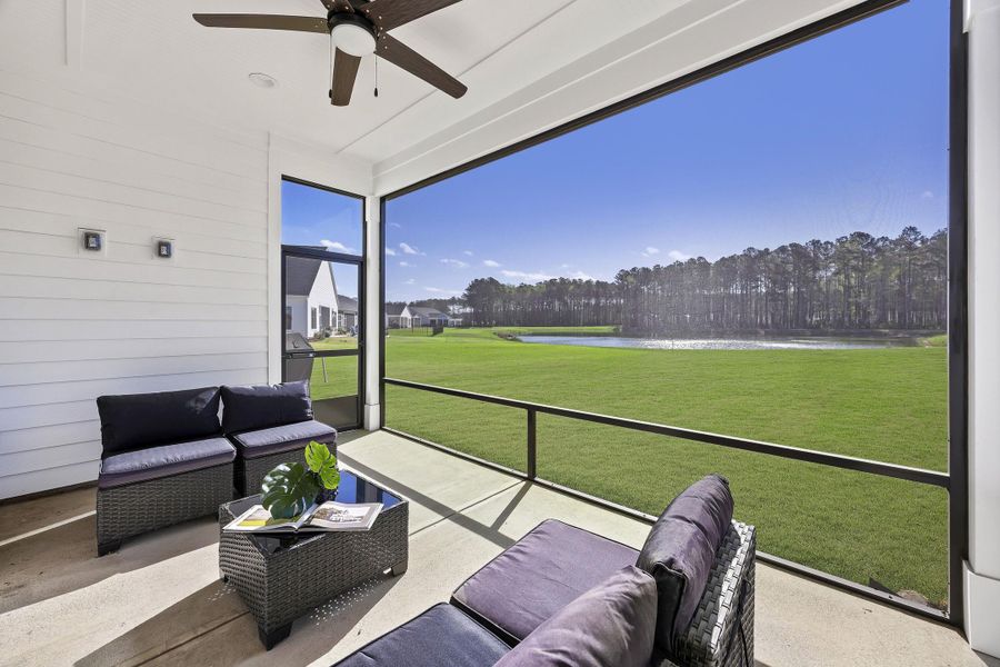 Exterior details and patio area of a home in , Hardeeville (Image 26).