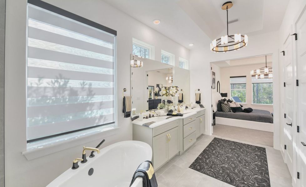 Furnished interior view inside a new home in Woodhaven, Port Orange (Image 27).