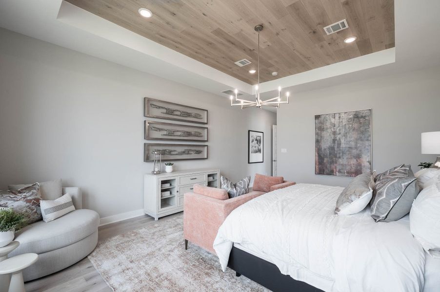 Representative furnished interior of a home built from the Casoria by Tri Pointe Homes in The Estates at James Lane, Fulshear (Image 34).