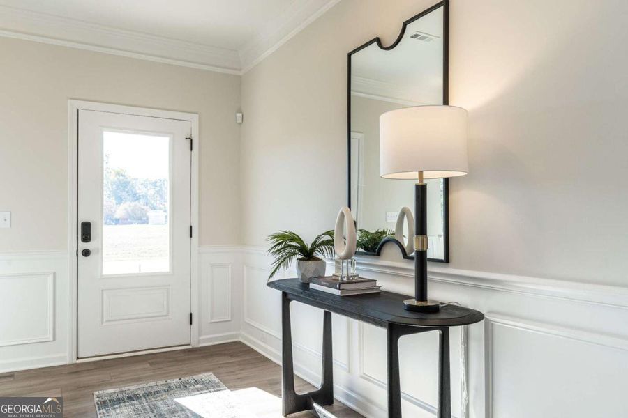 Furnished interior view inside a new home in Trellis Park, Hampton (Image 6). Furnished interior view inside a new home in Trellis Park, Hampton (Image 6).