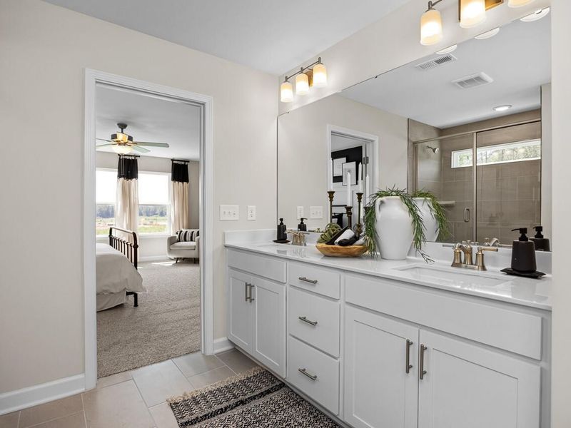 Furnished interior view inside a new home in Woodland Crossing, Zebulon (Image 11).