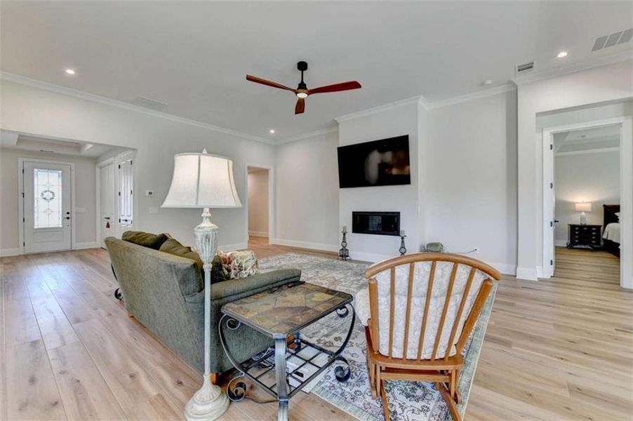 Furnished interior view inside a new home in , Hoschton (Image 17).