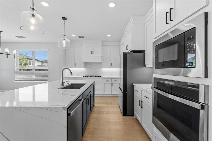 Furnished interior view inside a new home in Lexington Frisco, Frisco (Image 8).