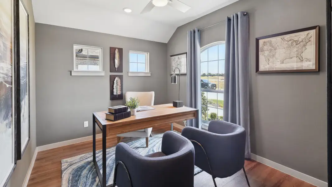 Representative furnished interior of a home built from the Kimbell by DRB Homes in Morningside, Josephine (Image 4).
