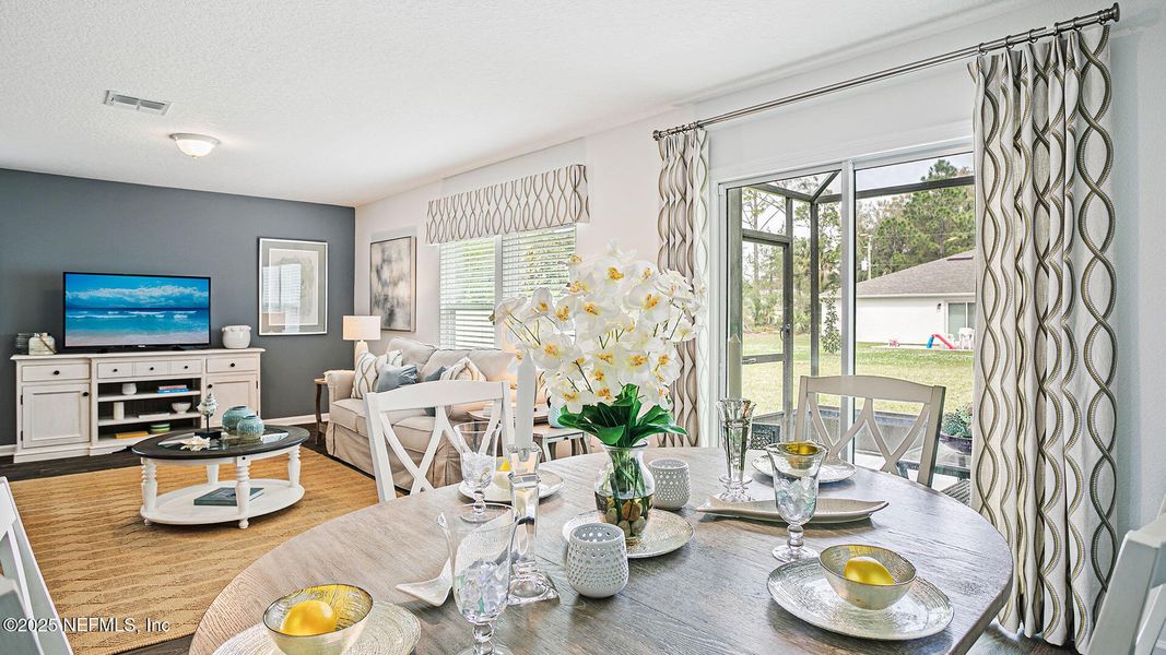 Furnished interior view inside a new home in , Palm Coast (Image 8). Furnished interior view inside a new home in , Palm Coast (Image 8).