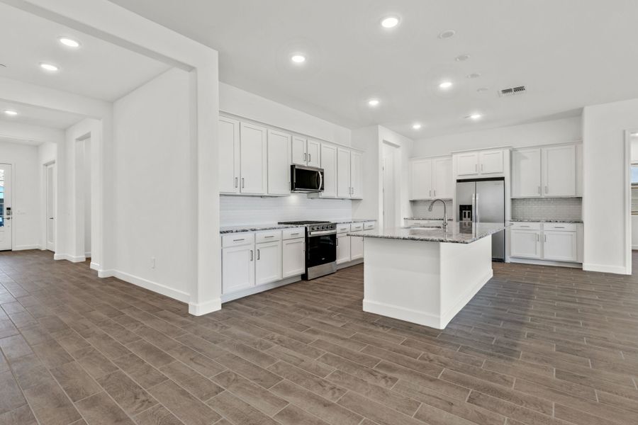 Furnished interior view inside a new home in Tavira at Twin Peaks, Marana (Image 5).
