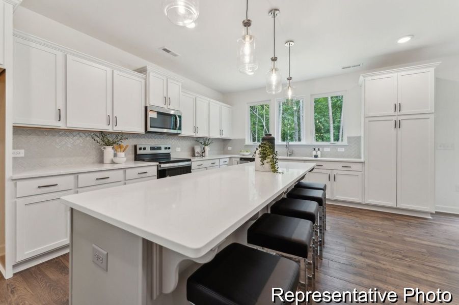 Furnished interior view inside a new home in Edgewater - Lakeview Point, Lancaster (Image 7).