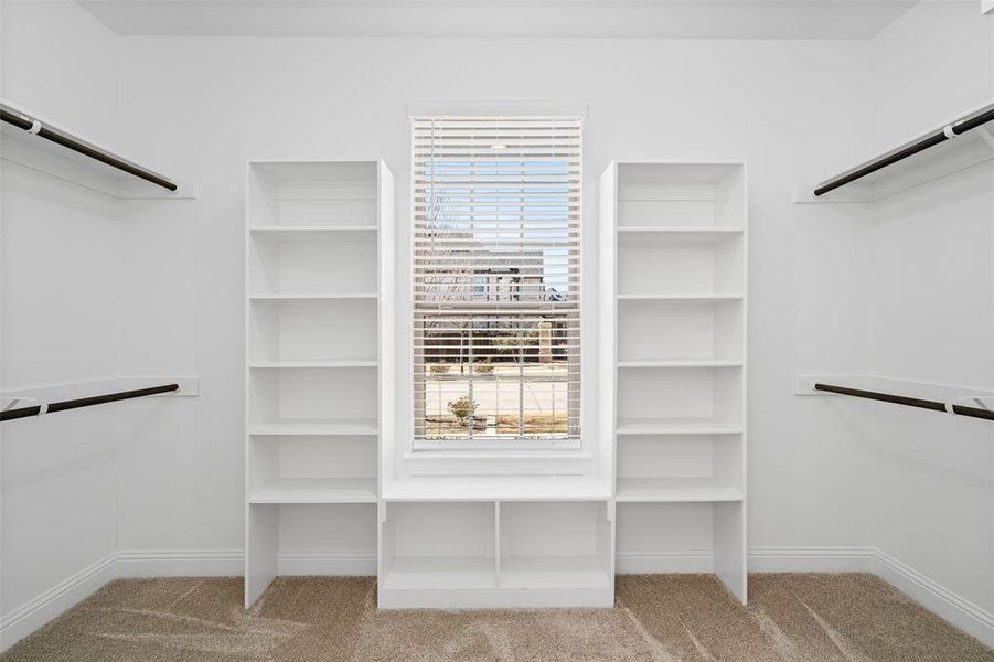 Large walk in closet