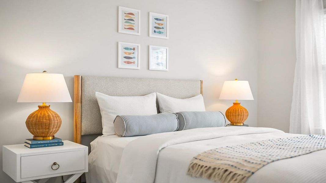 Furnished interior view inside a new home in The Crossing at St. James, Goose Creek (Image 23).