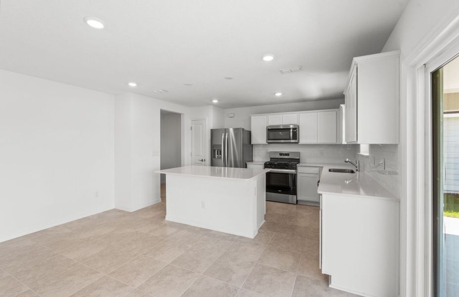 Furnished interior view inside a new home in Wells Landing, Jacksonville (Image 2).