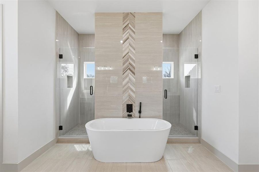 Furnished interior view inside a new home in , Fort Worth (Image 11).