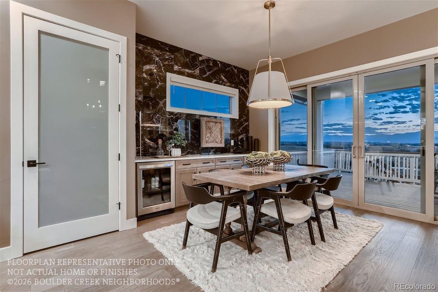 Furnished interior view inside a new home in , Broomfield (Image 12).