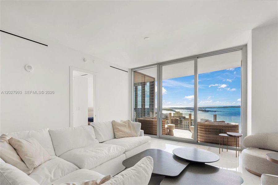 Furnished interior view inside a new home in Aston Martin Residences, Miami (Image 16). Furnished interior view inside a new home in Aston Martin Residences, Miami (Image 16).