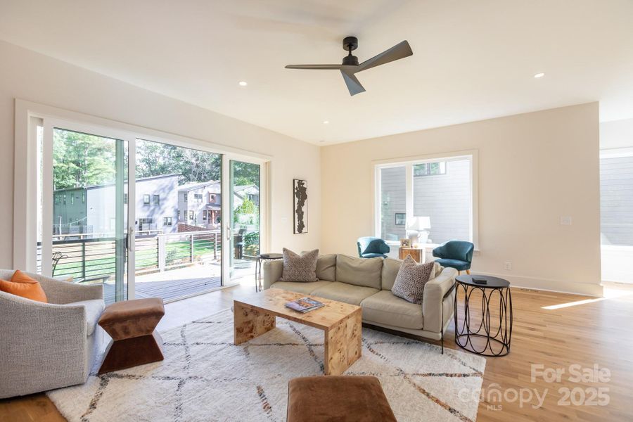 Furnished interior view inside a new home in , Charlotte (Image 10).