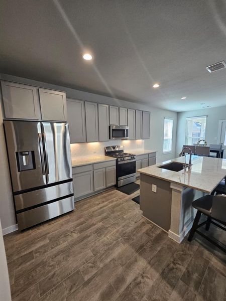 Furnished interior view inside a new home in Briarwood Crossing, Rosenberg (Image 10). Furnished interior view inside a new home in Briarwood Crossing, Rosenberg (Image 10).