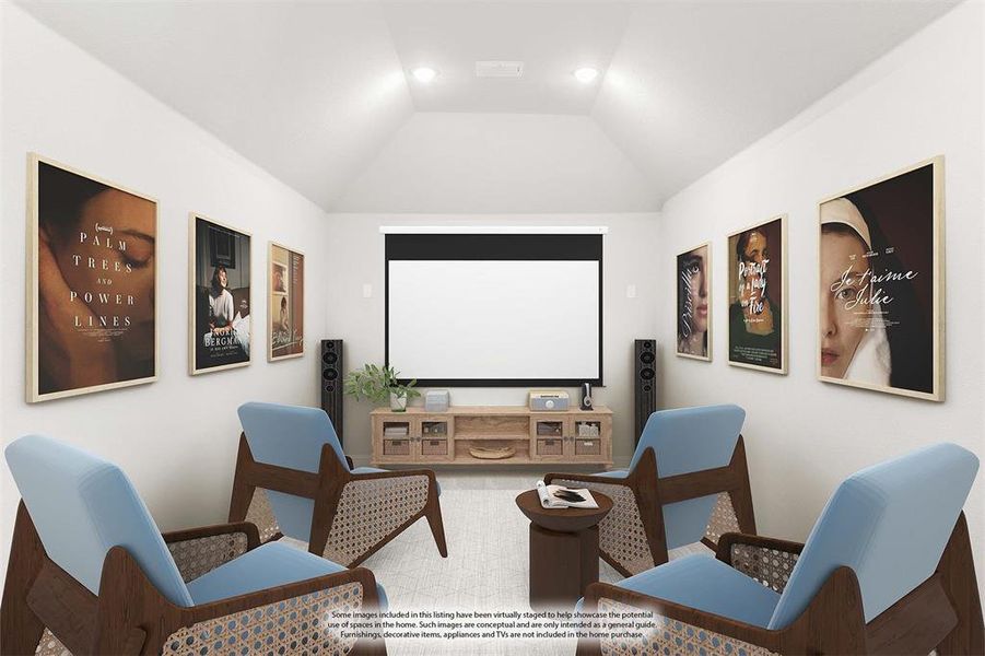 Furnished interior view inside a new home in Crystal Lake Estates, Red Oak (Image 15).