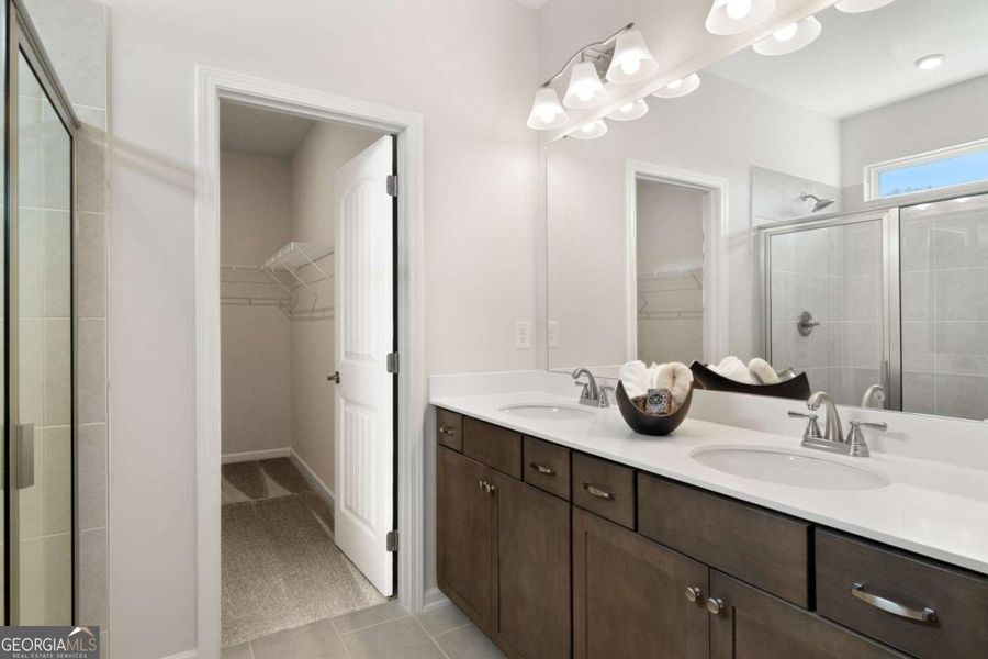 Furnished interior view inside a new home in Bryson Farms, Byron (Image 13). Furnished interior view inside a new home in Bryson Farms, Byron (Image 13).