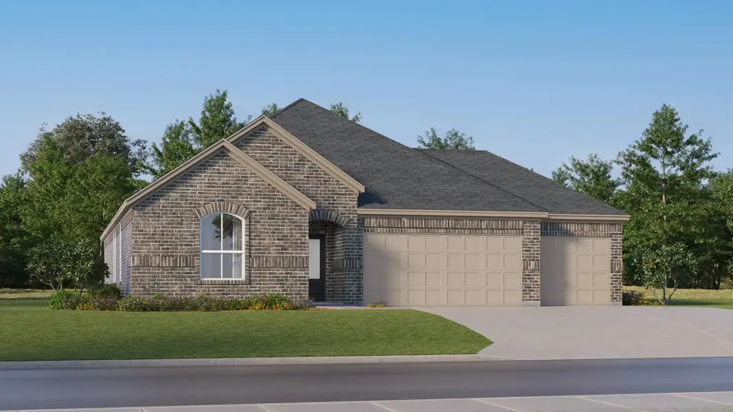 Home exterior render streetview Home exterior render streetview