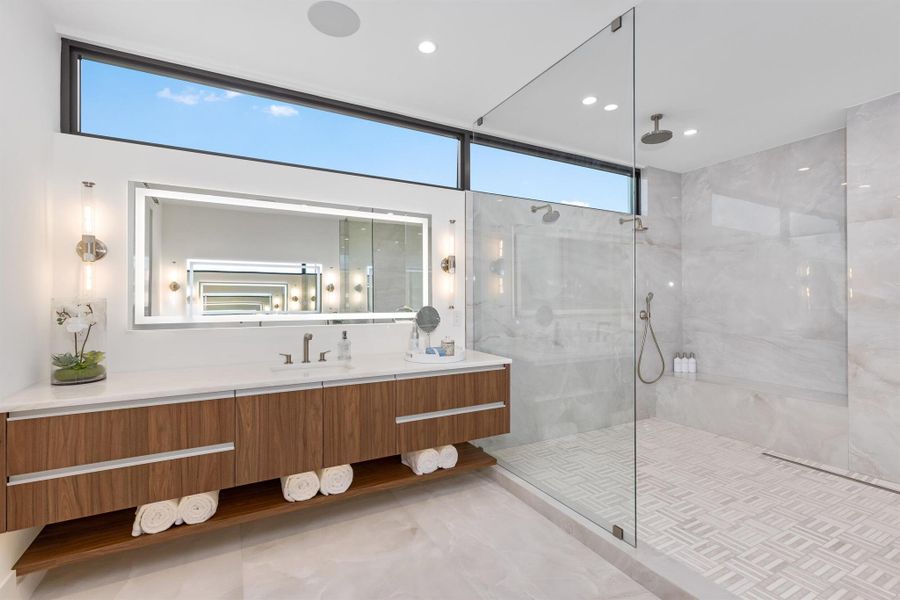 Furnished interior view inside a new home in , Boca Raton (Image 42). Furnished interior view inside a new home in , Boca Raton (Image 42).