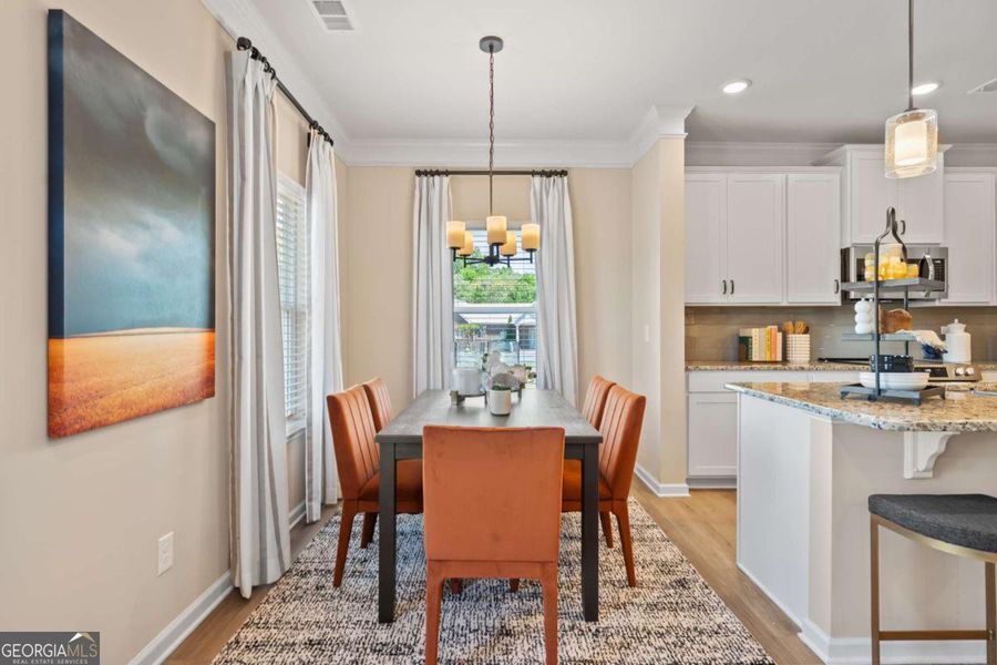 Furnished interior view inside a new home in Glendale Towns, Conyers (Image 6).