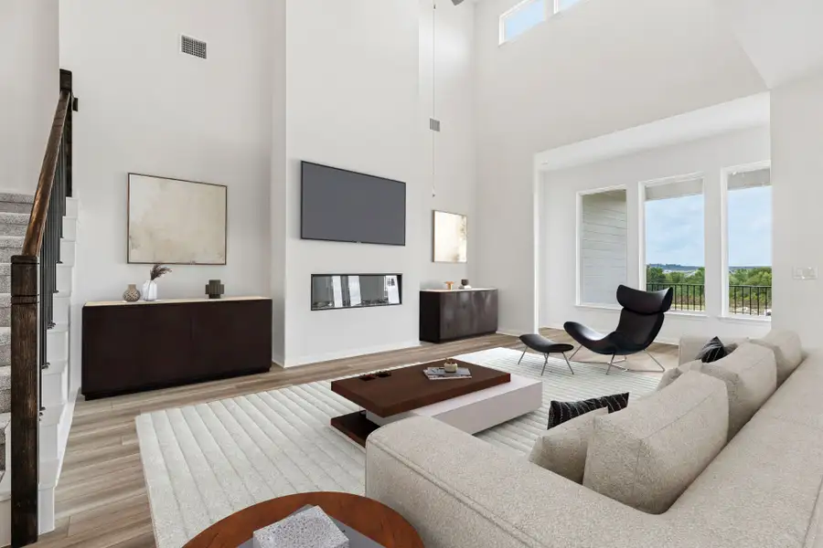 Representative furnished interior of a home built from the Windsor by Taylor Morrison in Easton Park, Austin (Image 5). Representative furnished interior of a home built from the Windsor by Taylor Morrison in Easton Park, Austin (Image 5).